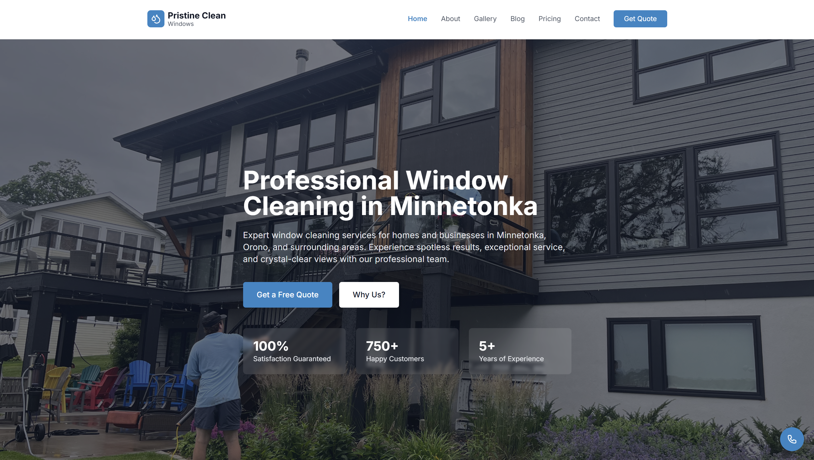Pristine Clean - Professional business design by WebSpin Studio